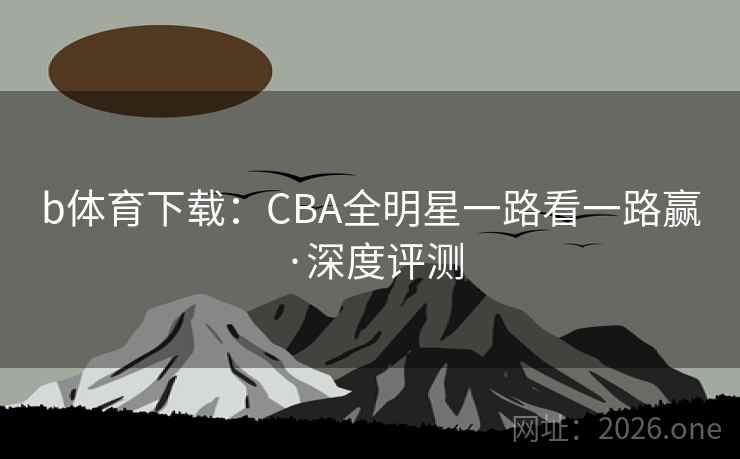 b体育下载:CBA全明星一路看一路赢·深度评测 第2张 b体育下载:CBA全明星一路看一路赢·深度评测 第2张